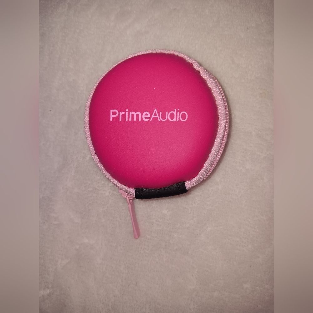 Ear Candy Prime Audio Earbuds Pink Travel Case Pre-owned